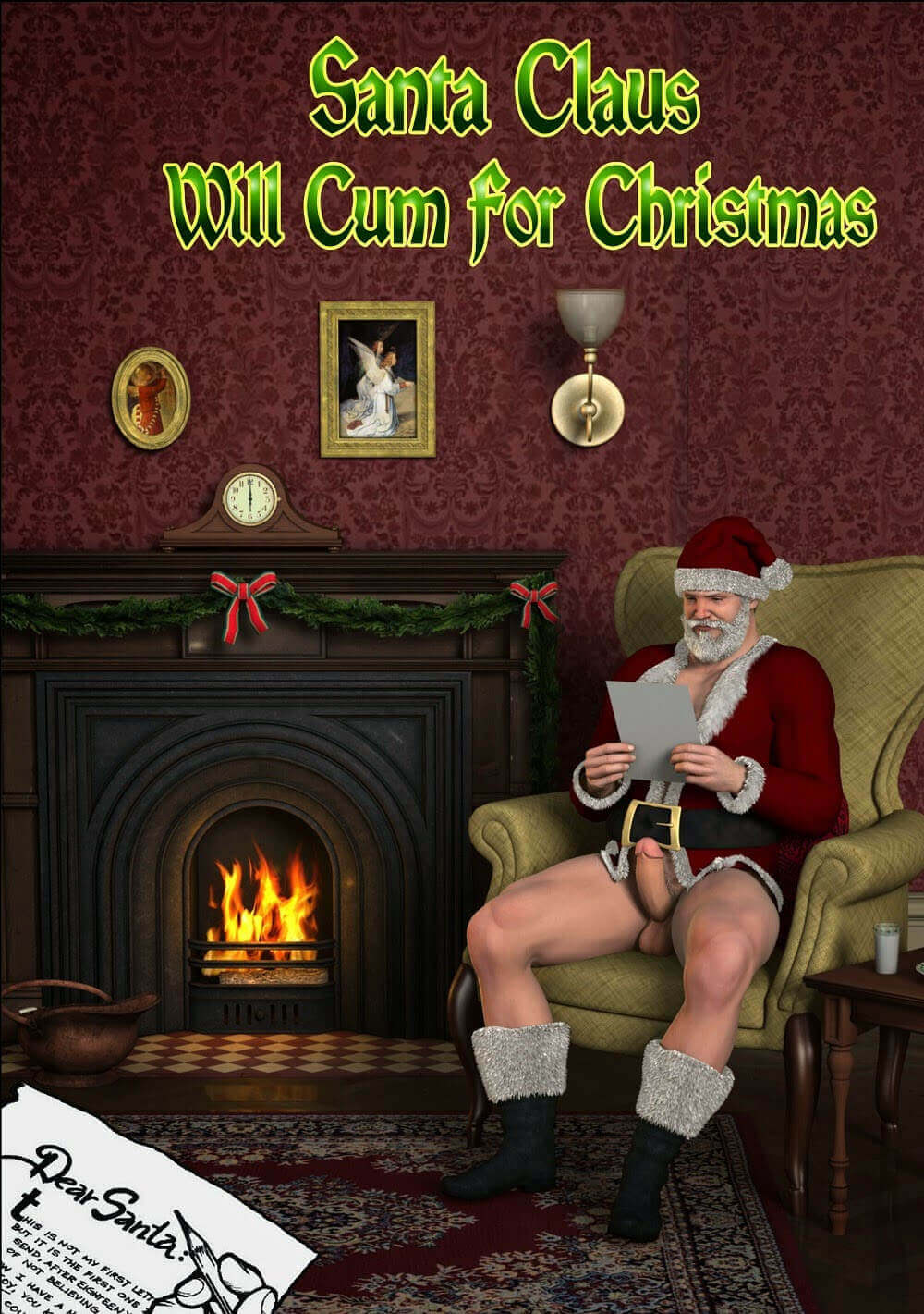 ซานตาคลอส พาหลั่งน้ำ ในวันคริสต์มาส [Roger Dusky] Santa Claus Will Cum For Christmas-1