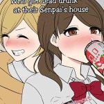 เมาไม่กลับ ขอหลับบ้านรุ่นพี่ [Dokuneko Noil] Two Girls got drunk01 (1)