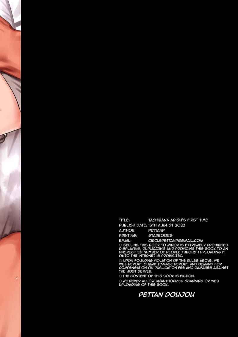 เด็กน้อยของโปรดิวเซอร์ [Pettan Doujou] Tachibana Arisu is First Time18
