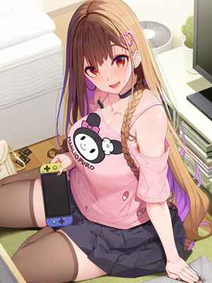 อยากเล่นทั้งเกมส์ และเล่นทั้งคน Landmine Girl Wants to Hang Out02 (1)