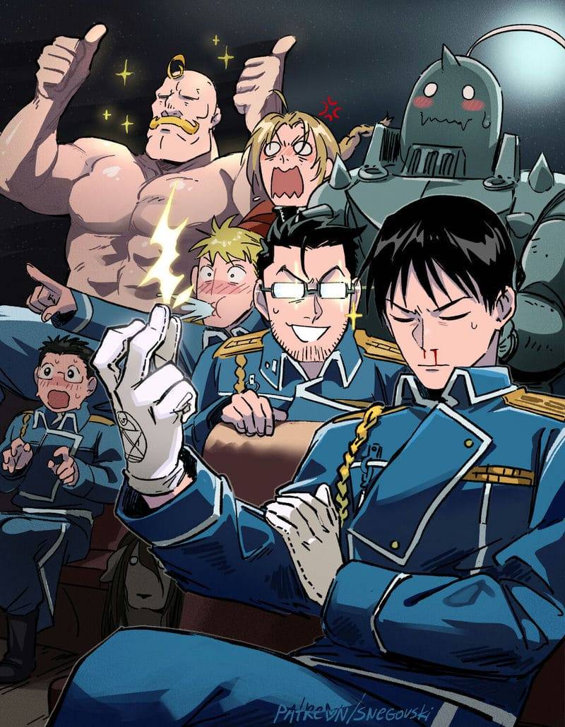 รอย มัสแตง x ริซ่า ฮอว์คอาย Roy Mustang x Riza Hawkeye02 รอย มัสแตง x ริซ่า ฮอว์คอาย Roy Mustang x Riza Hawkeye02