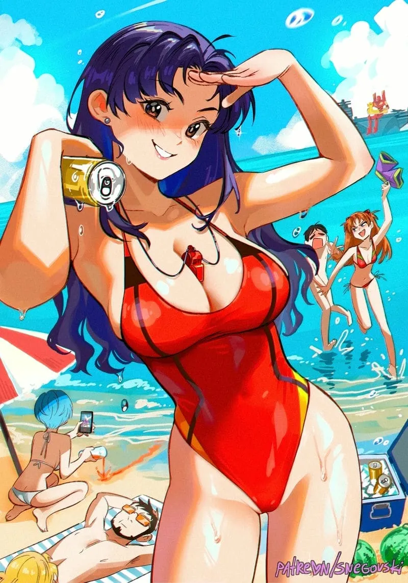 เที่ยวทะเลกับมิซาโตะ Misato's summer duty (Neon Genesis Evangelion)01 เที่ยวทะเลกับมิซาโตะ Misato's summer duty (Neon Genesis Evangelion)01