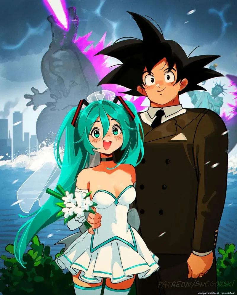 โกคูควยยาวซอยหีมิคุ Goku x Miku (Dragon Ball Z)1 โกคูควยยาวซอยหีมิคุ Goku x Miku (Dragon Ball Z)1